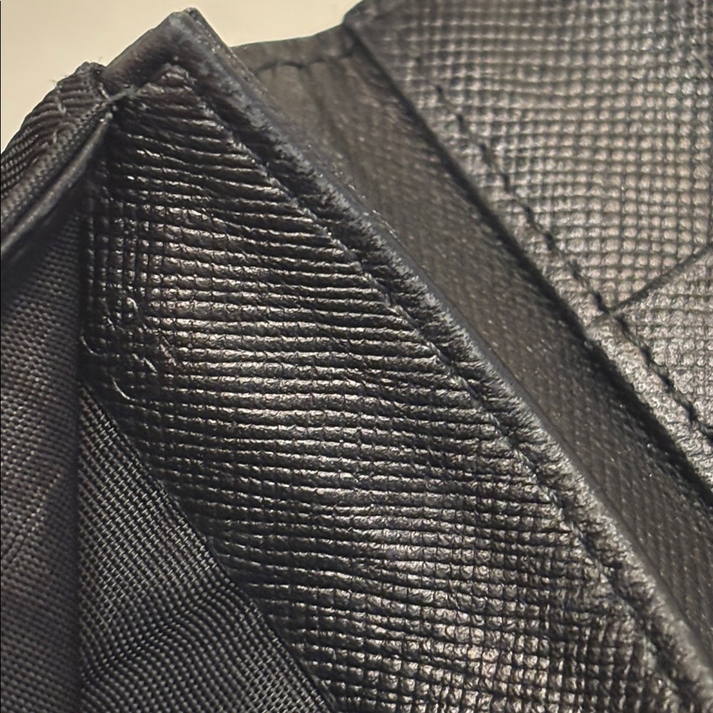 PRADA BLACK NYLON CARD HOLDER - Picture 13 of 14